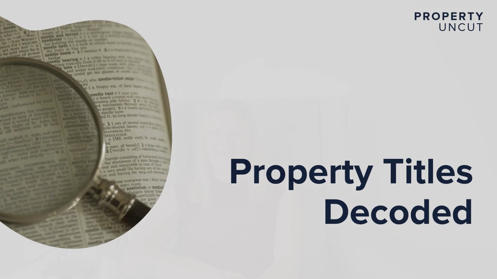 Property Titles Decoded course module covering green title, strata title and property ownership structures in Western Australia.